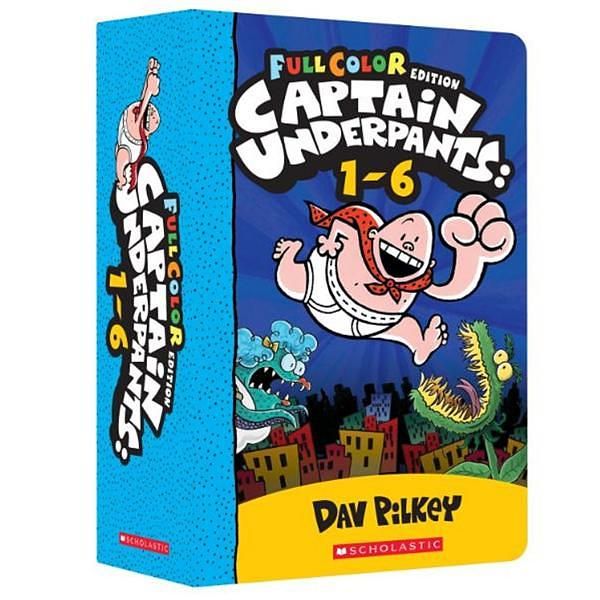 Captain Underpants: Color Edition Boxed Set (6冊合售)