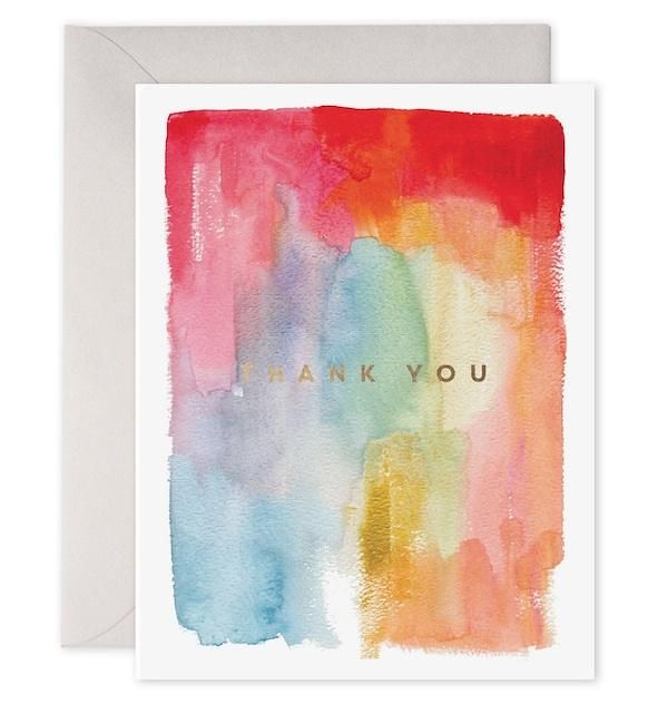 E. FRANCES感謝卡/ Thank You渲染色彩