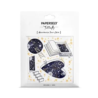 PAPERSELF刺青貼紙/ 探索星空Open your Imagination/ 2入
