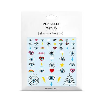 PAPERSELF刺青貼紙/ 小惡魔之眼Not So Evil Eyes/ 2入