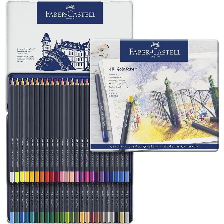 FABER-CASTELL Goldfaber油性色鉛筆/ 48色