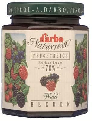 d'arbo 70%果肉天然森林莓果果醬
