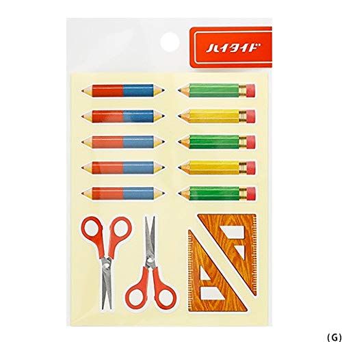 日本 HIGHTIDE New Retro 復古造型貼紙/ 文具