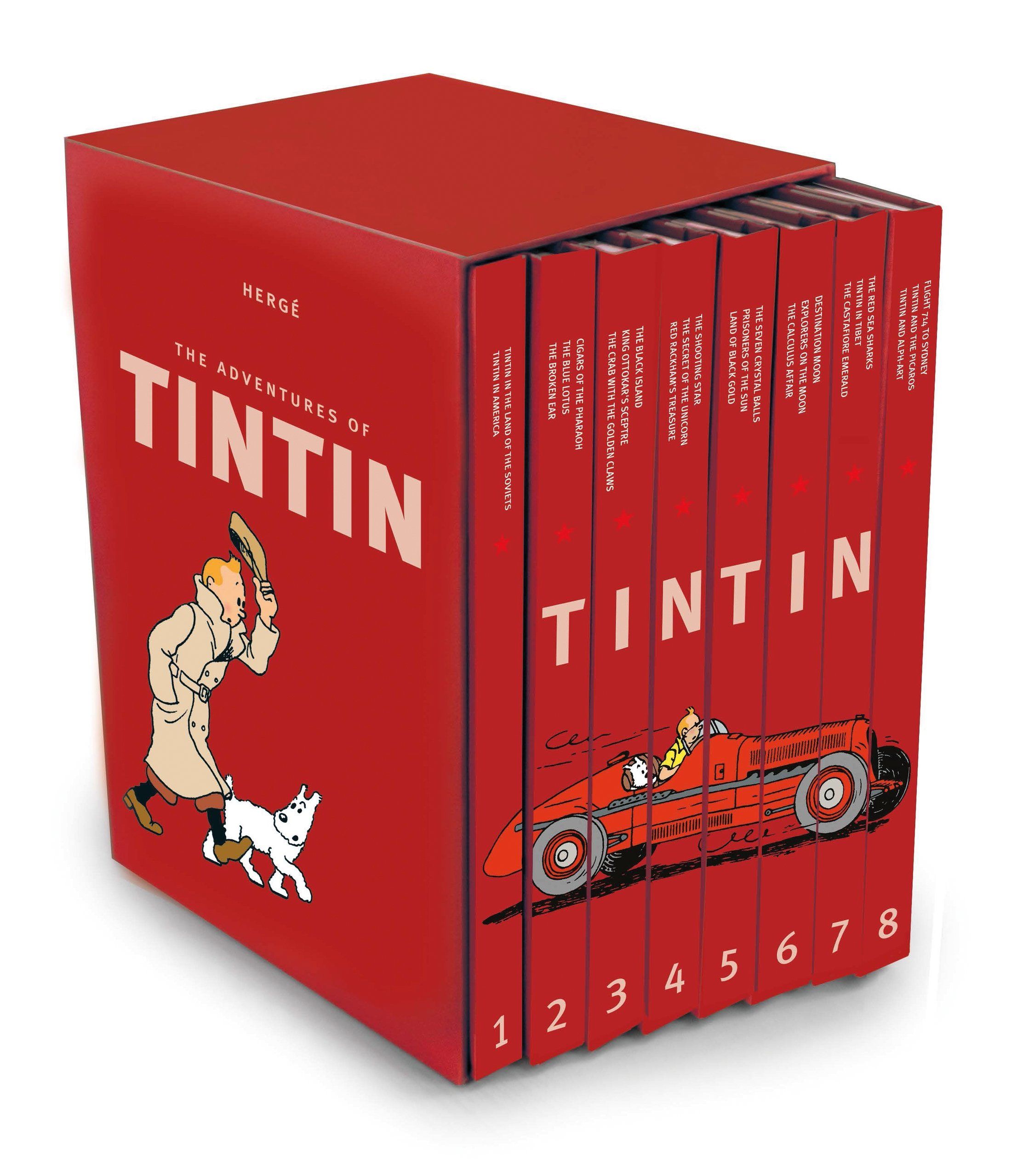 The Complete Adventures of Tintin Collection (8冊合售)