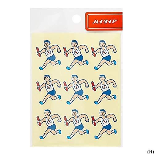 日本 HIGHTIDE New Retro 復古造型貼紙/ 跑者