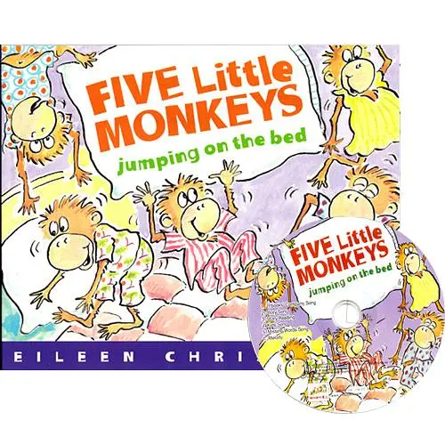 Five Little Monkeys Jumping on the Bed (+CD)