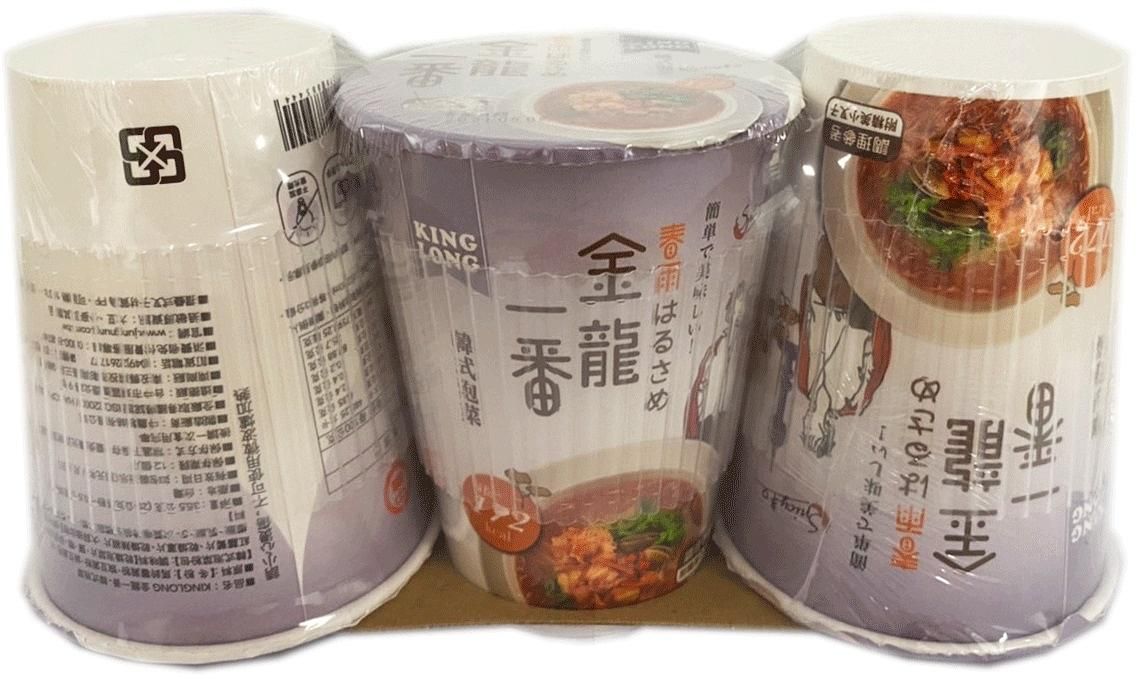 金龍一番韓式泡菜風味杯/ 3入裝