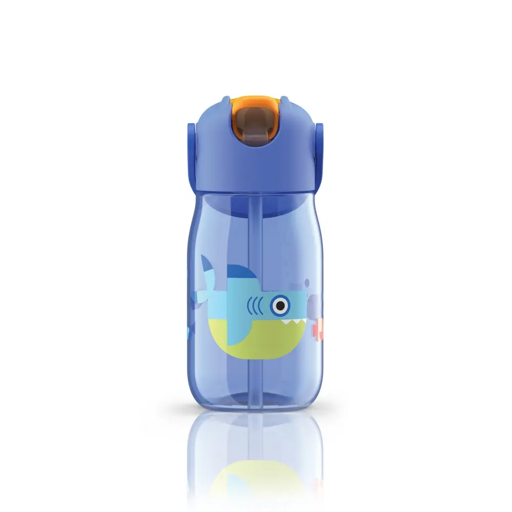 ZOKU兒童彈出式吸管冷水壼/ 400ml/ 藍色