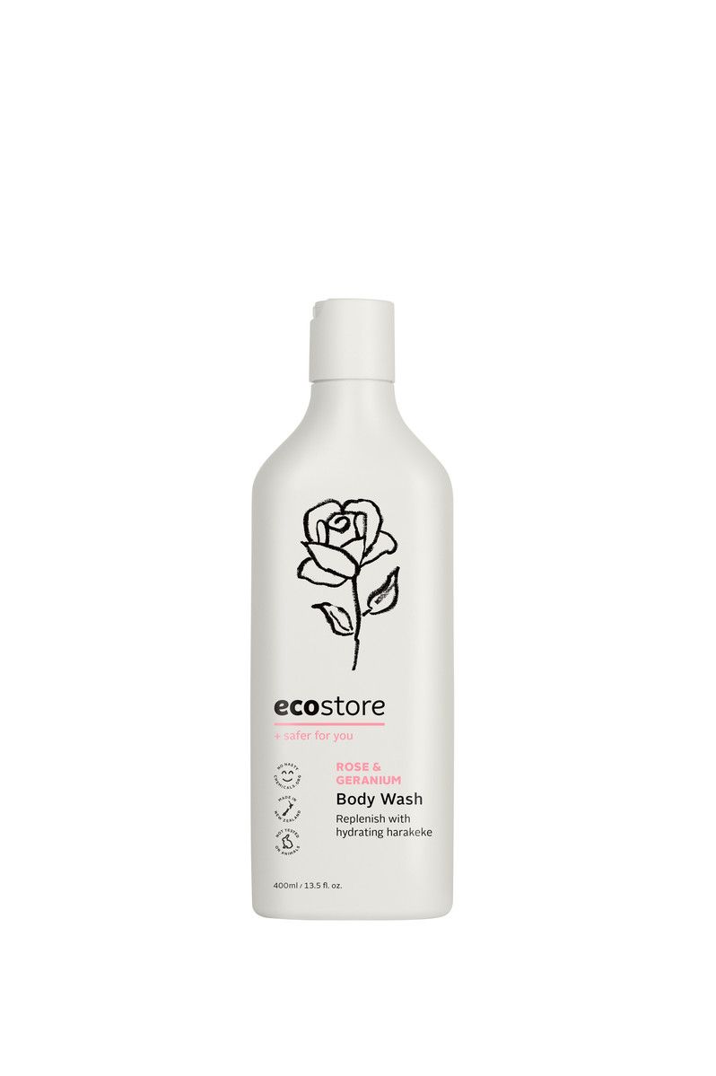ecostore純淨沐浴露/ 玫瑰天竺葵/ 400ml