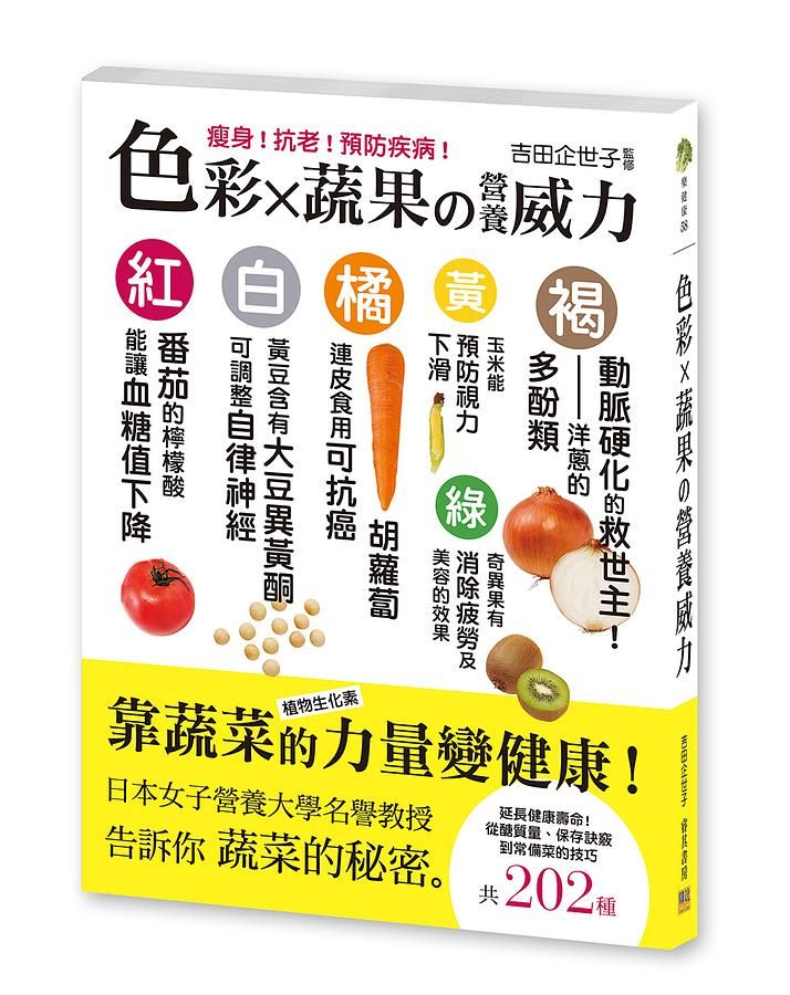 色彩X蔬果の營養威力: 瘦身! 抗老! 預防疾病!