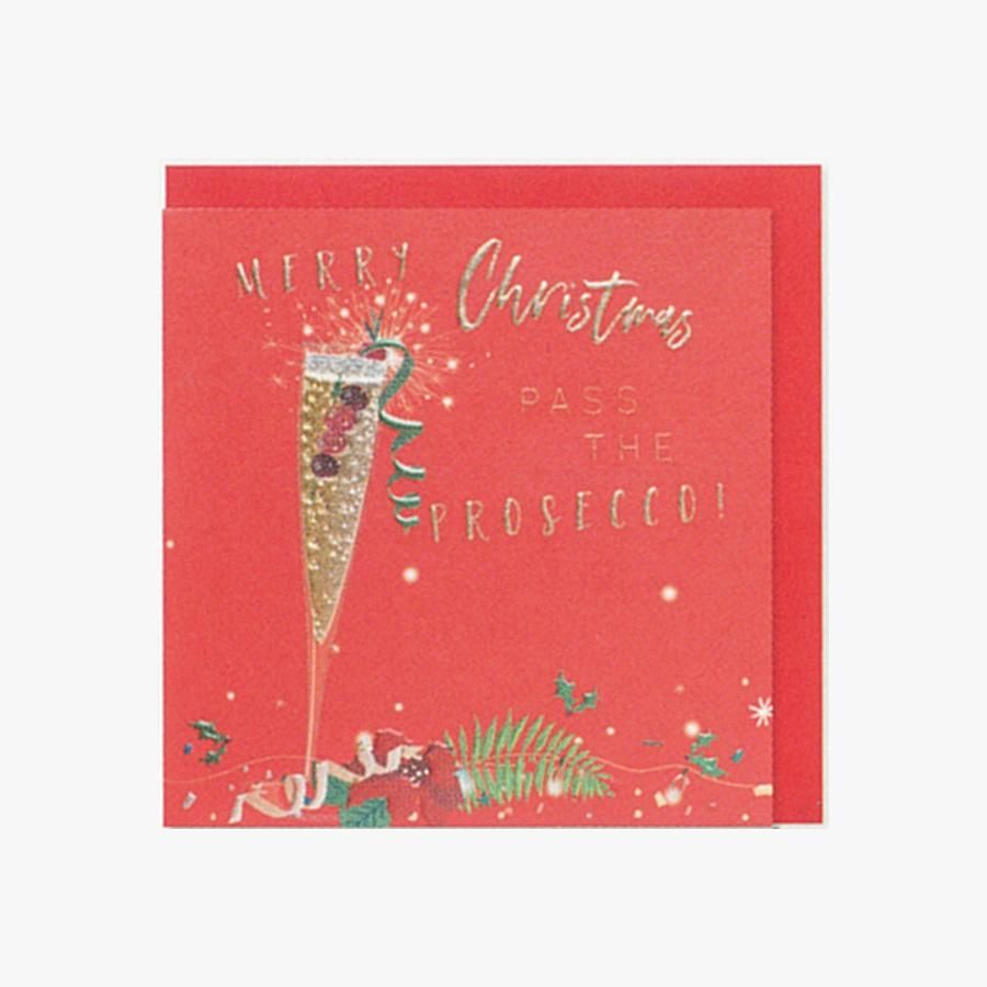 英國belly button聖誕卡/ Merry Christmas Pass The Prosecco