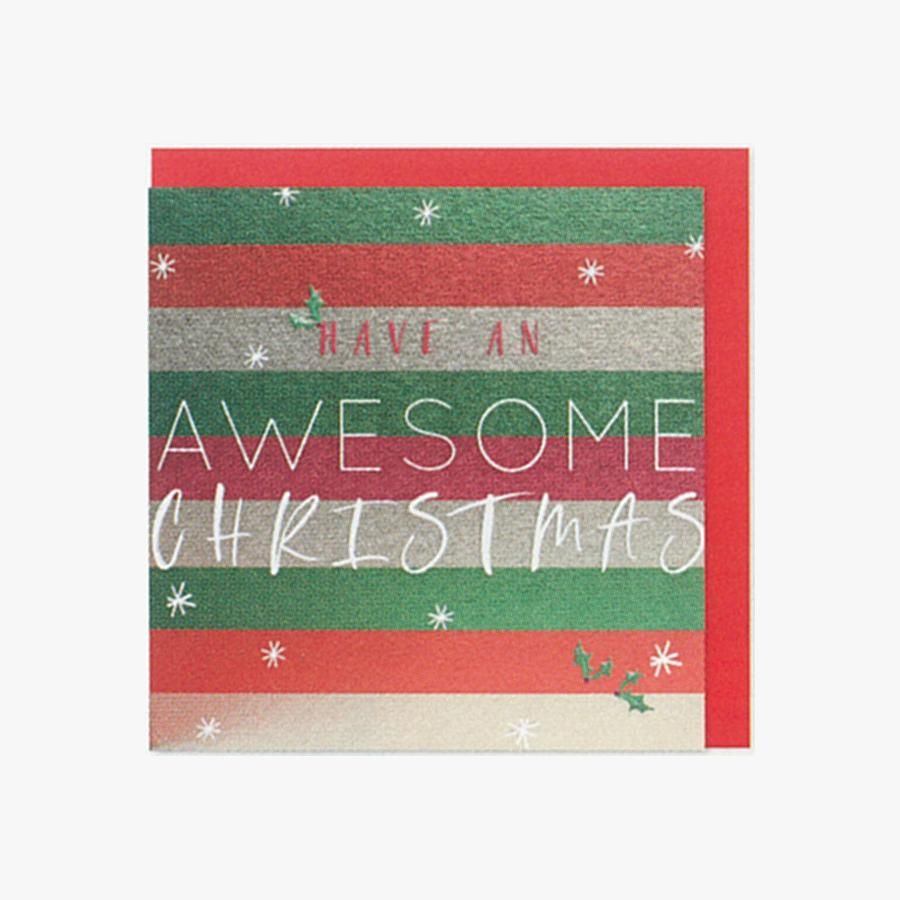 英國belly button聖誕卡/ Have An Awesome Christmas