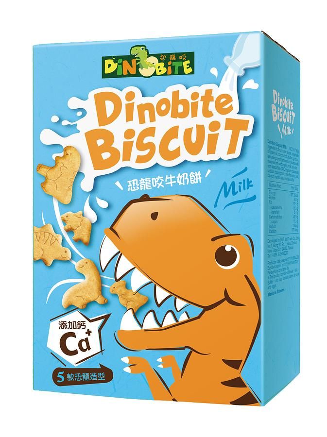 DiNOBiTE恐龍咬牛奶餅