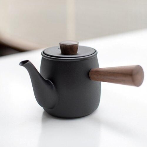 日本 Miyaco宮崎製作所 茶壺/ S/ 380ml/ 黑色