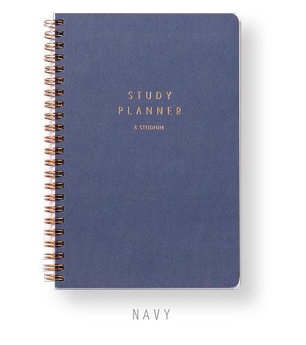 日本 IROHA Study Planner 線圈日計畫筆記本/ 海軍藍