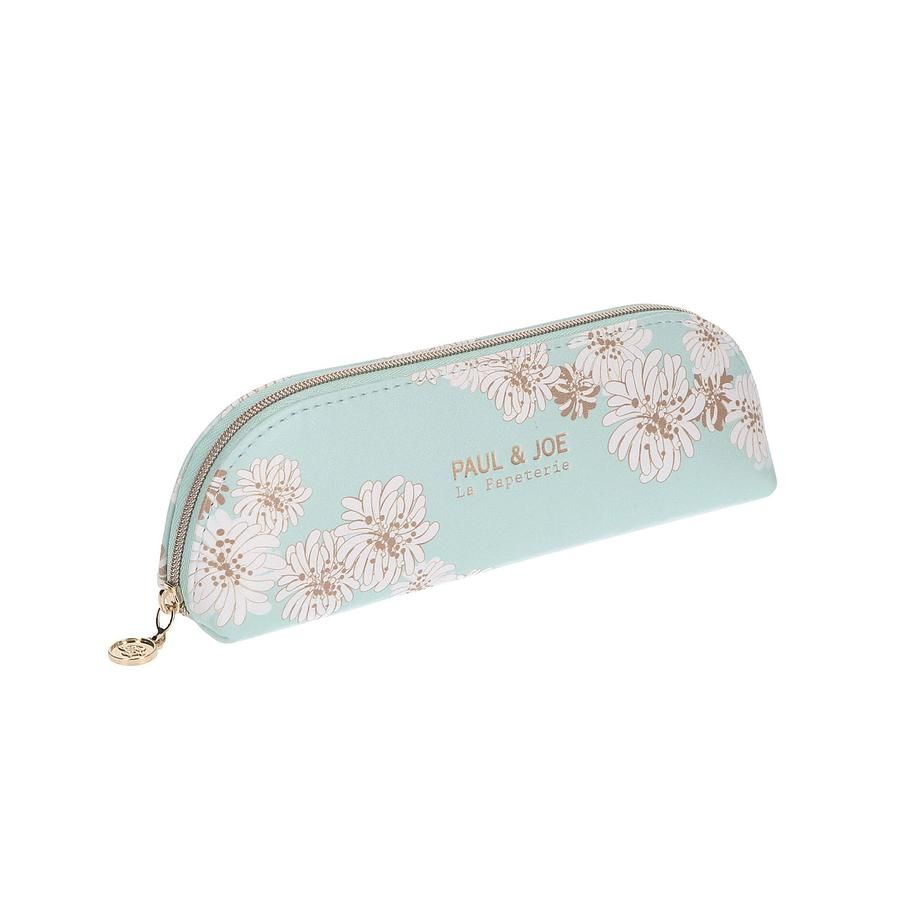 日本 PAUL & JOE La Papeterie 筆袋/ S2/ 菊花/ 薄荷