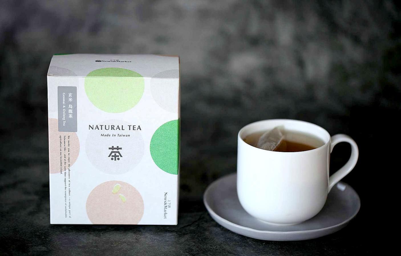 上下游手工焙炒玄米烏龍茶