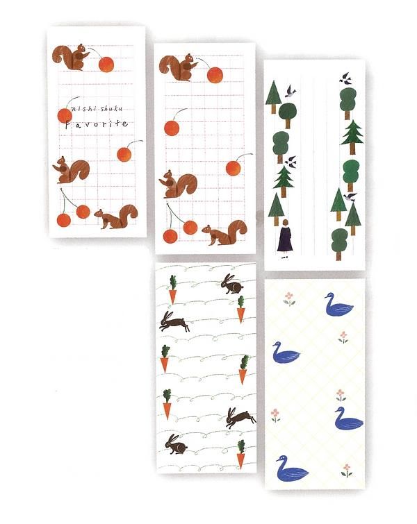 cozyca products Letter Pad/ Nishi Shuku/ Favorite