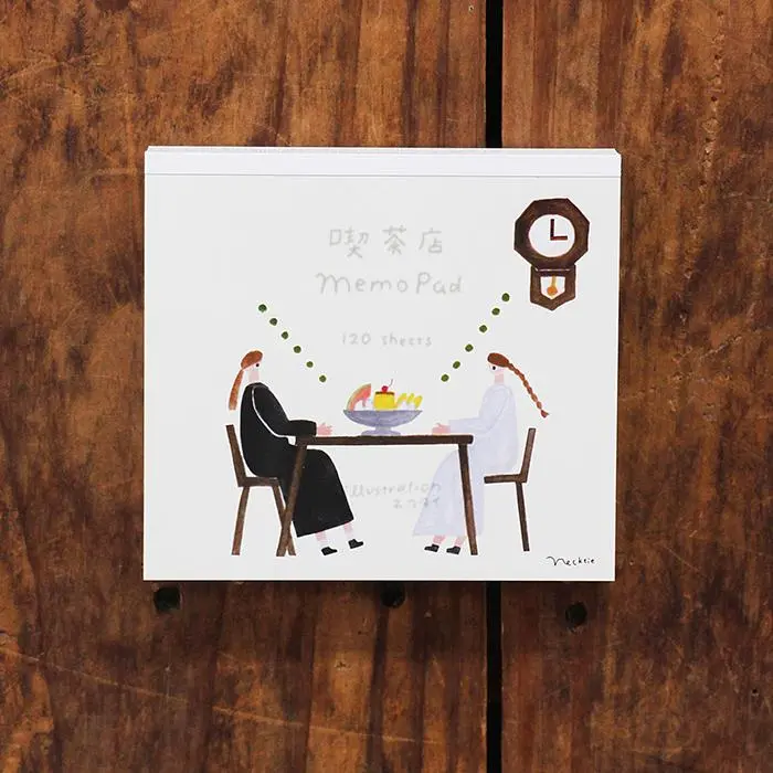 日本 cozyca products 方形便條紙/ Nekutai/ 咖啡廳