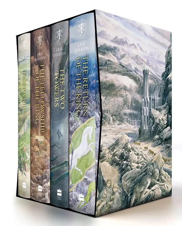 The Hobbit & The Lord of the Rings Boxed Set (Illustrated Ed./4冊合售)
