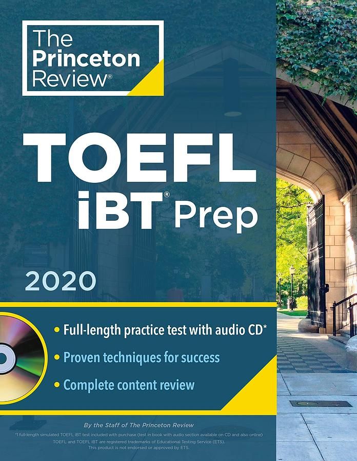 Princeton Review TOEFL iBT Prep: Practice Test+ Strategies & Review (2020 Ed./+Audio CD)