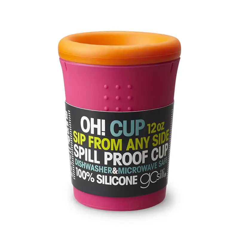 gosili Oh Cup 360度防漏神奇水杯/ 12oz/ 粉紅佳人