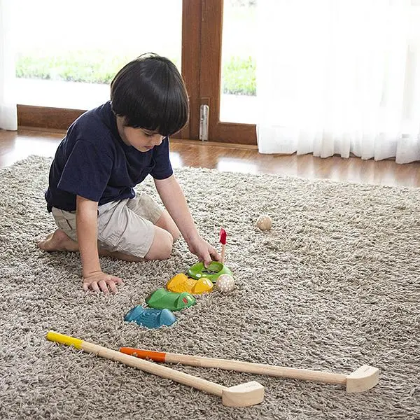 PLAN TOYS經典木作童玩/ 高爾夫球練習組