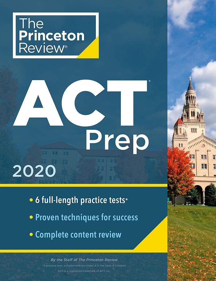 Princeton Review ACT Prep: 6 Practice Tests+Content Review+Strategies (2020)