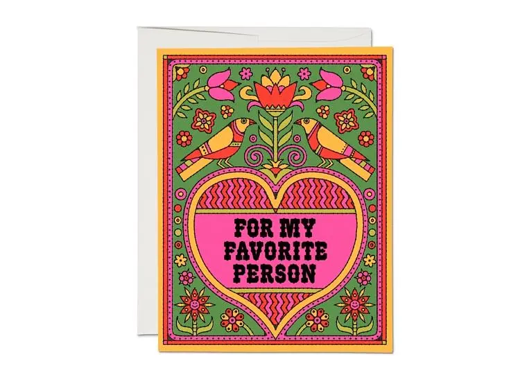 美國RED CAP情人卡/ Favorite Person