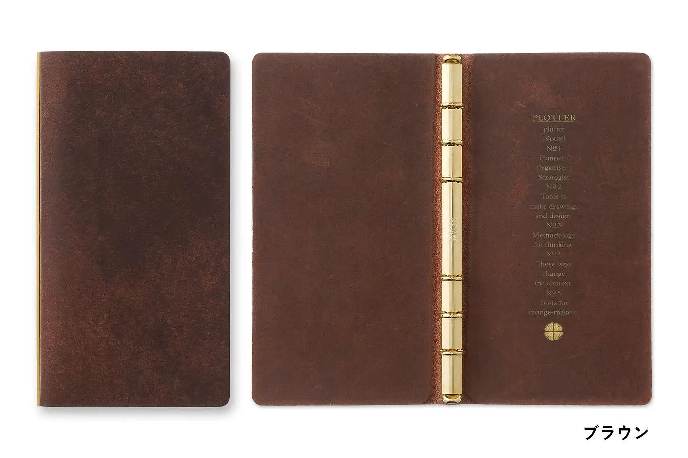 PLOTTER 5001 Leather Binder/ Puebro/ Narrow/ Brown