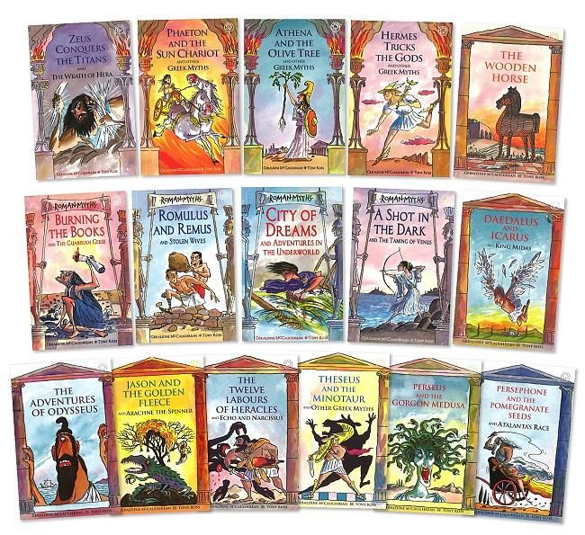 Ancient Myths Collection 16 Books Box Set (16冊合售)