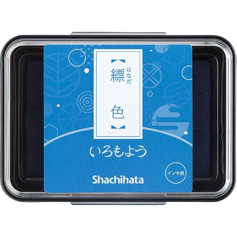 Shachihata HAC-1-CB油性印台/ 青藍