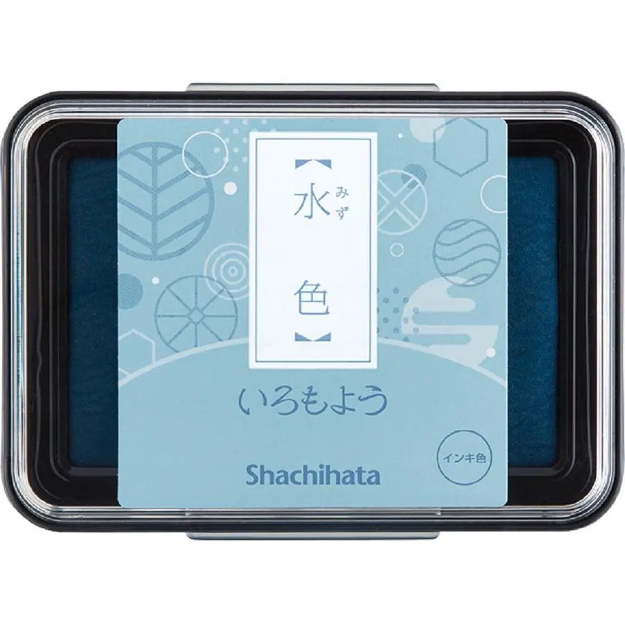 Shachihata HAC-1-PB油性印台/ 水藍