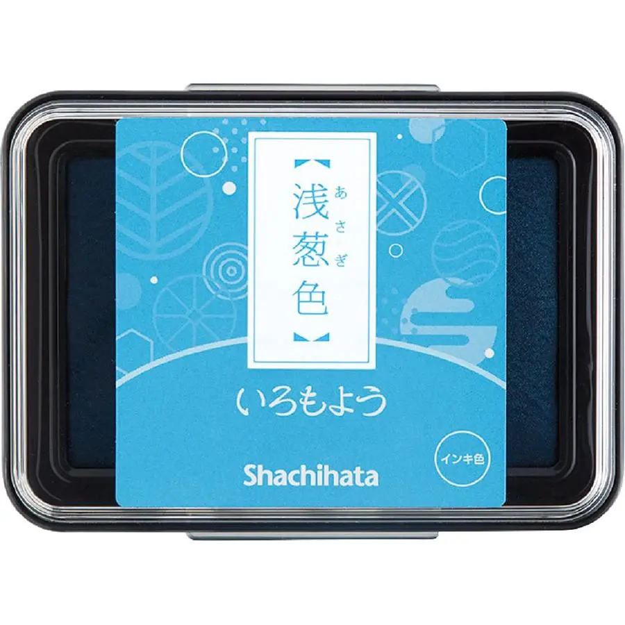 Shachihata HAC-1-TQ油性印台/ 湖水藍