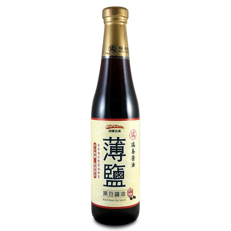 瑞春薄鹽黑豆醬油