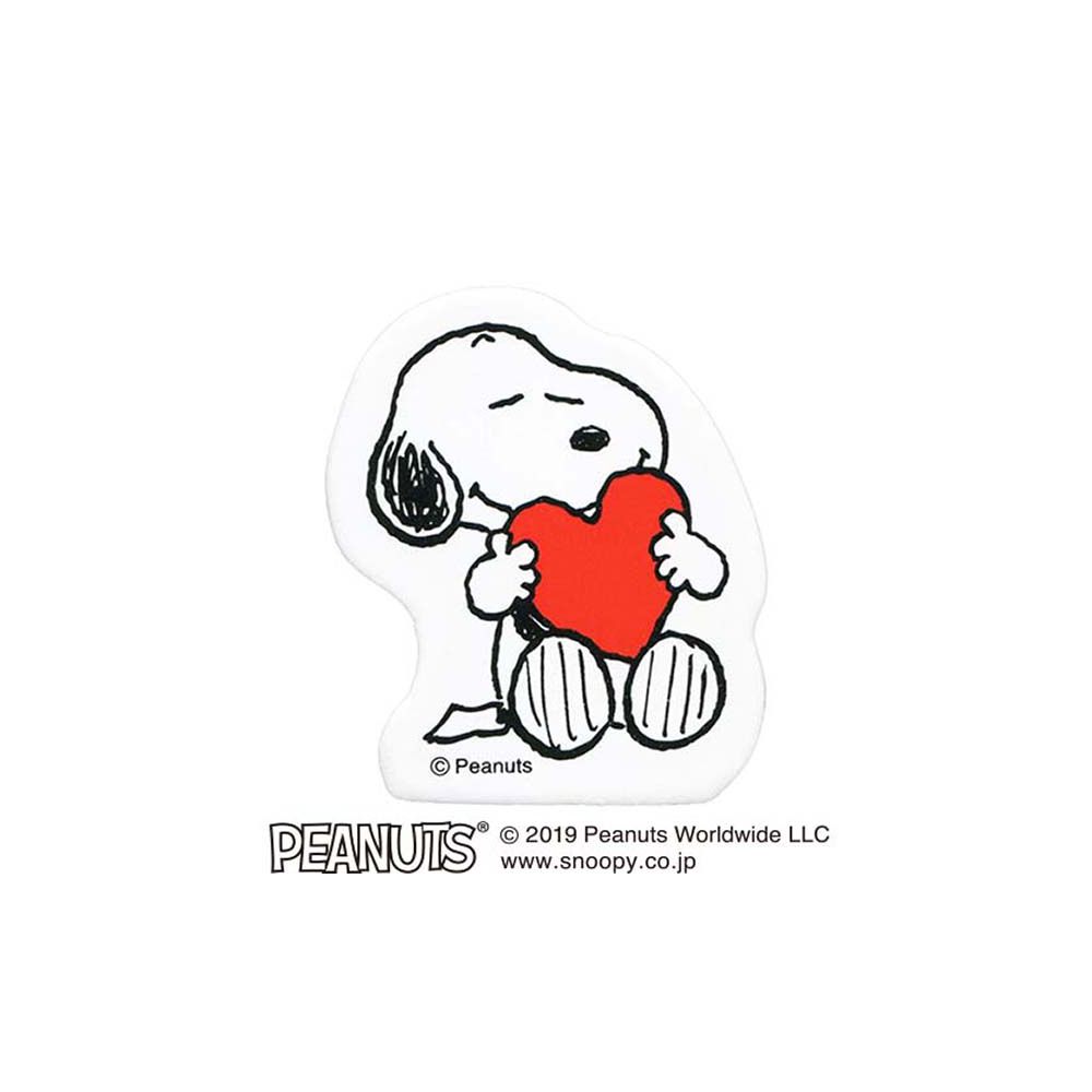 KODOMO Snoopy木頭造型印章/ H/ 手抱愛心