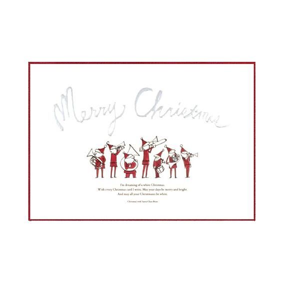 韓國 K-paper 聖誕卡/ Santa Symphonic Band