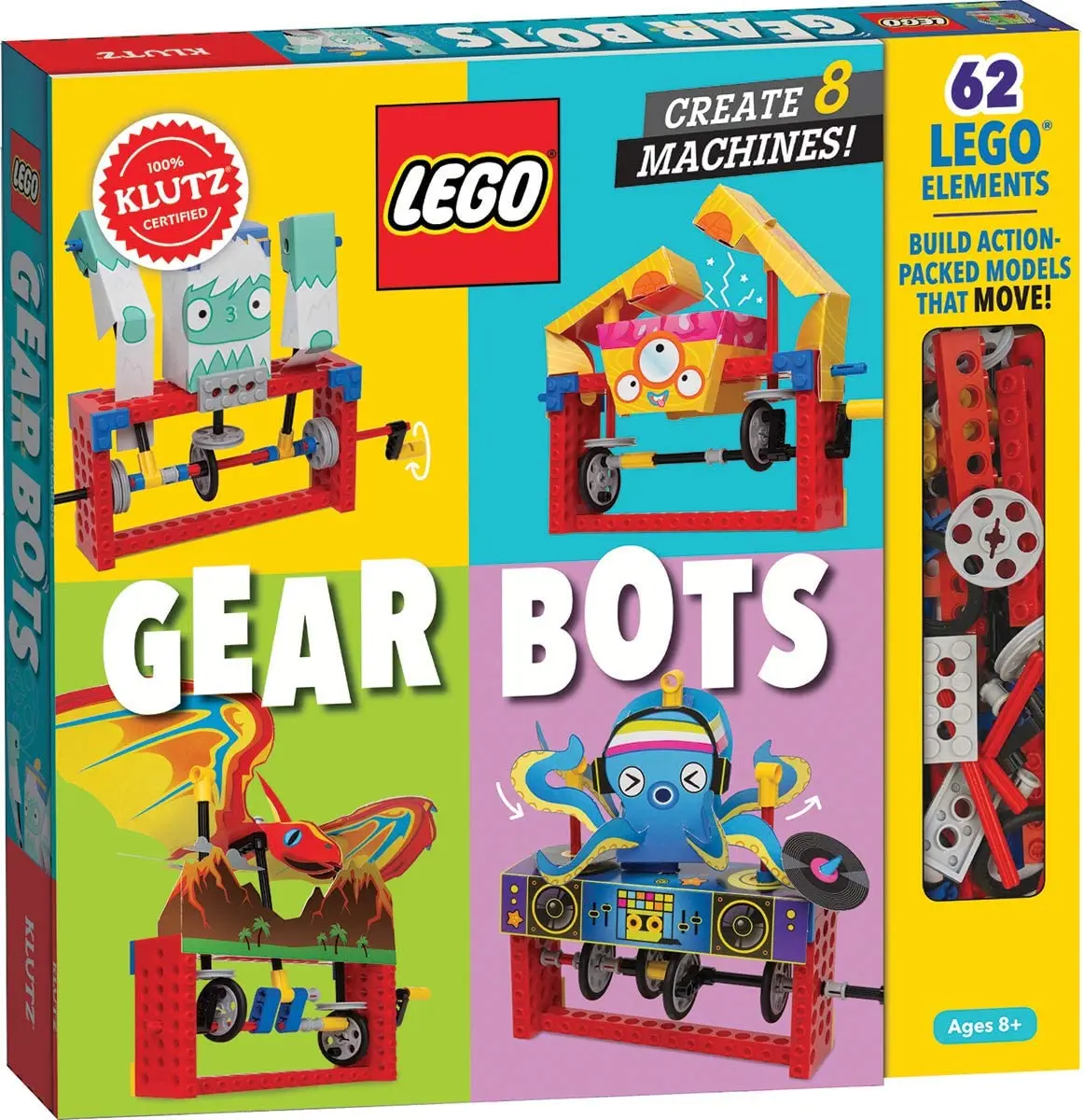 【做出趣味機器人】Klutz LEGO Gear Bots