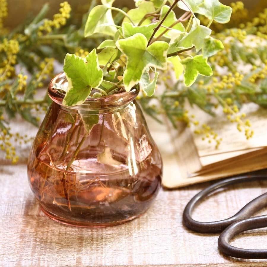 日本 SPICE Valencia 環保玻璃花器/ 紫