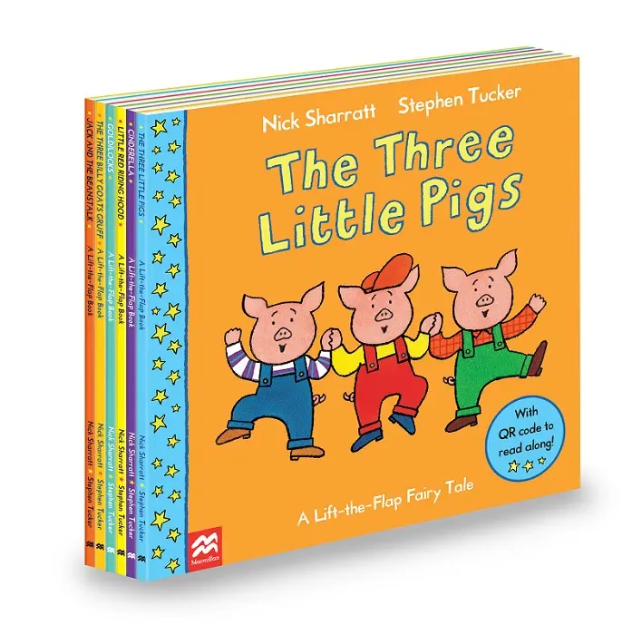 Lift-the-Flap Fairy Tales 6-book Set (+Audio QR Codes/6冊合售)