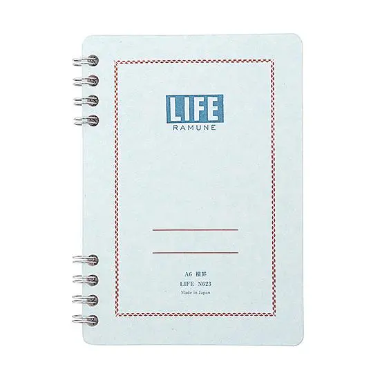 日本LiFE Ramune 線圈裝訂筆記本/ A6/ 橫線