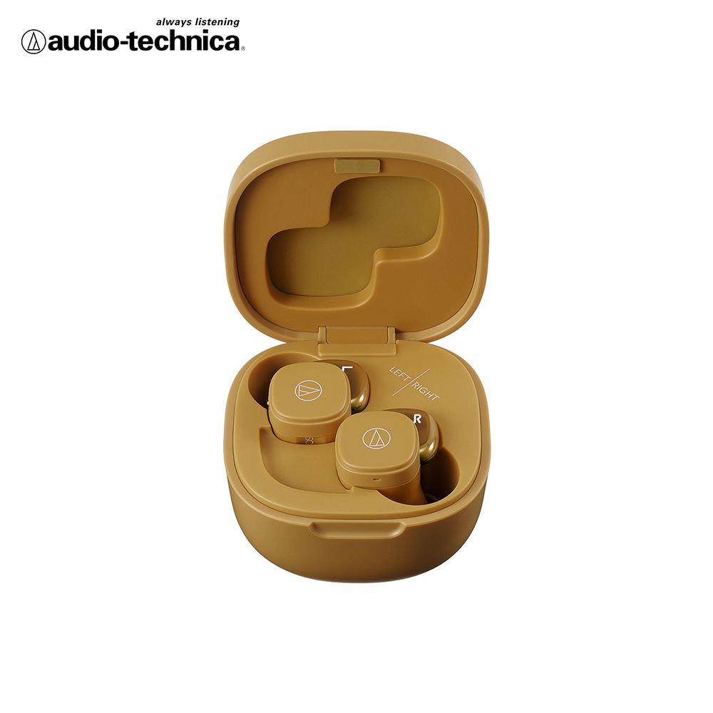 Audio-Technica ATH-SQ1TW真無線藍牙耳機/ 芥末黃