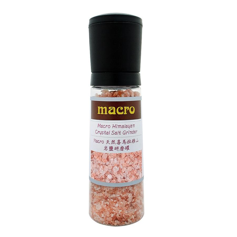 macro天然喜馬拉雅山岩鹽研磨罐/ 345g