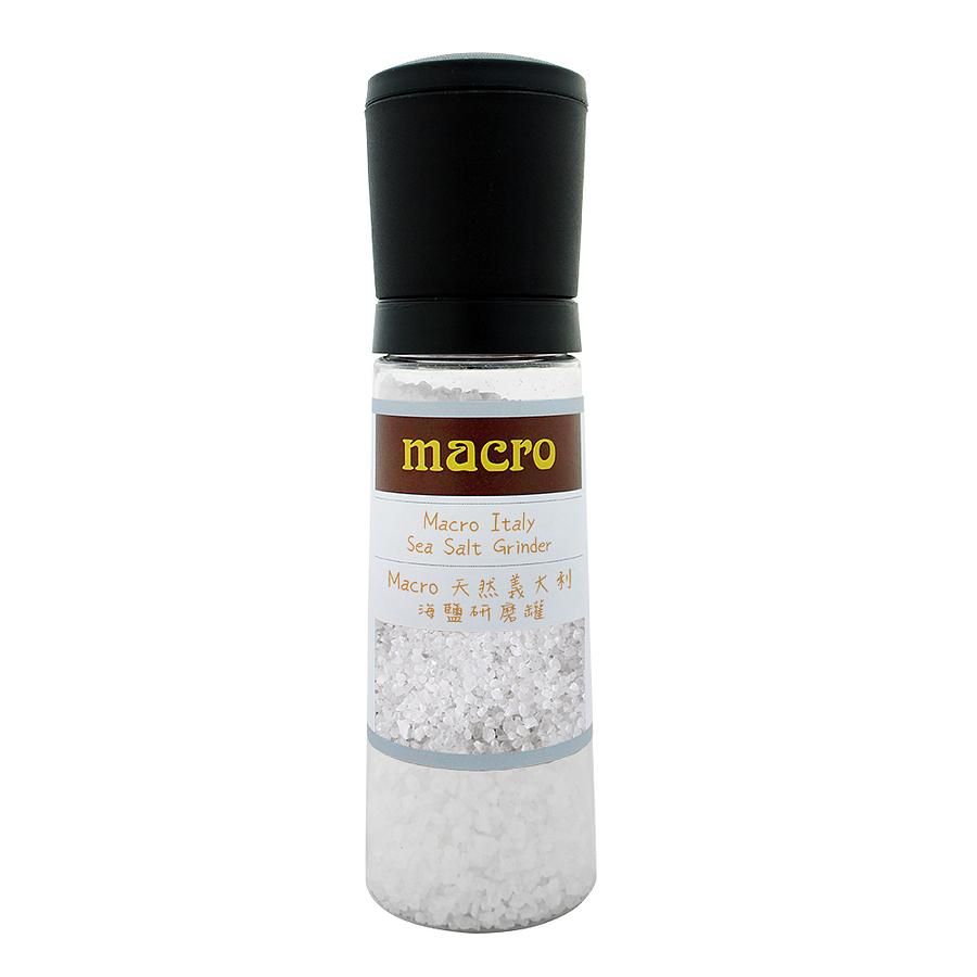 macro天然義大利海鹽研磨罐/ 345g