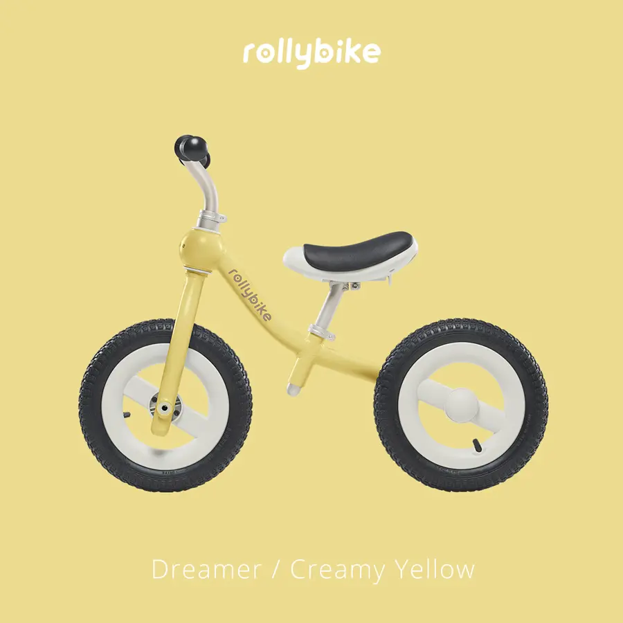 rollybike二合一滑步車/ 奶油黃