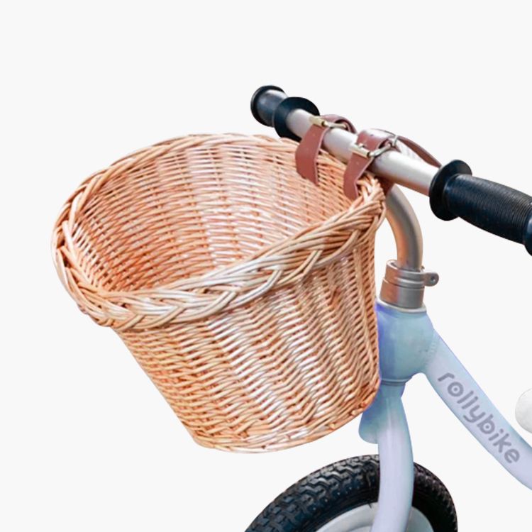 rollybike手工編織竹籃