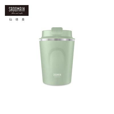 【SADOMAIN 仙德曼】316莊園咖啡直飲保溫杯-馬卡龍綠