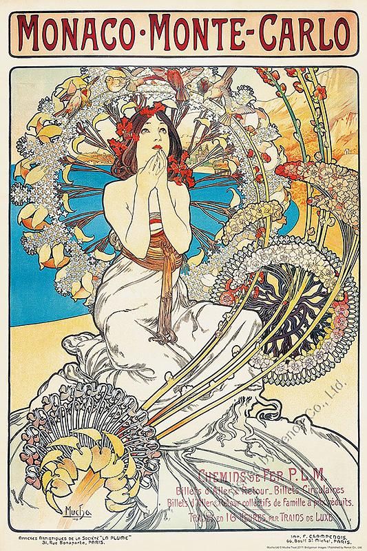 雷諾瓦拼圖文化坊/蒙地卡羅/1008片/慕夏