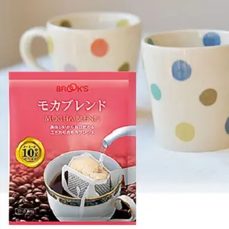 【日本BROOK'S布魯克斯】摩卡綜合25入獨享袋(掛耳式濾泡黑咖啡)10g*25入/袋