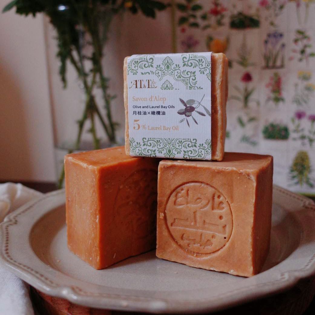 【AT&T】ALEPPO SOAP 古皂 5% 月桂油